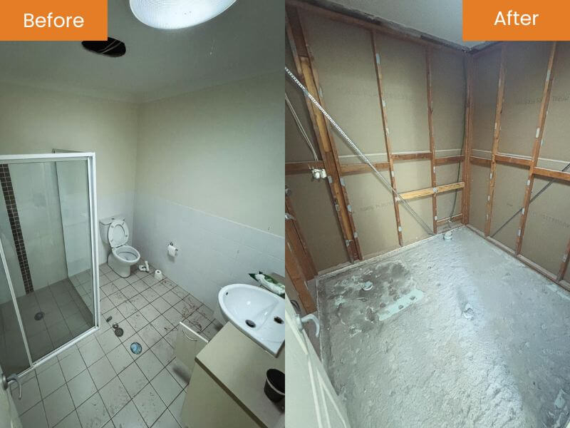 Strip Out Before & After 35