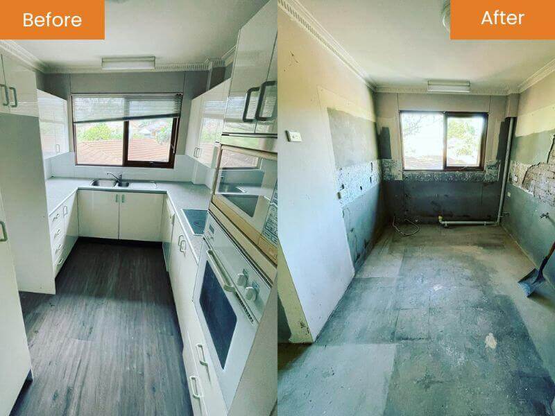 Strip Out Before & After 5