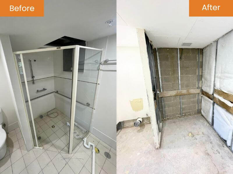 Strip Out Before & After 8